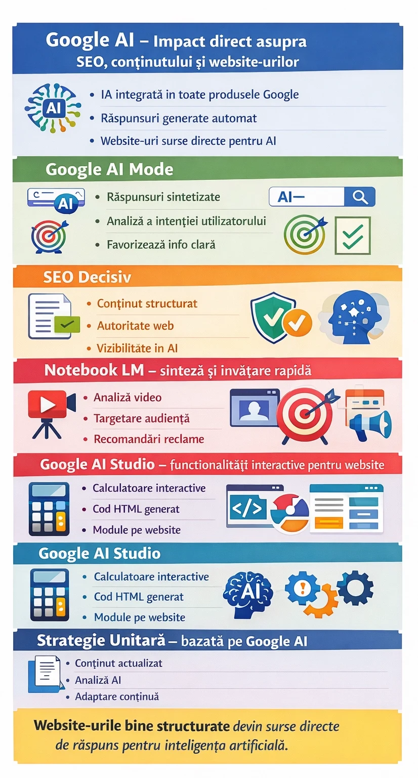 Infographic Google AI direct impact on SEO