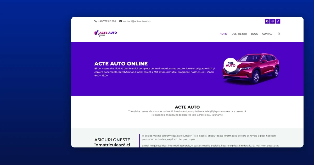 ActeAutoSSL.ro