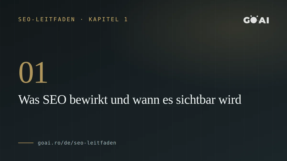 Was SEO bewirkt und wann es sichtbar wird