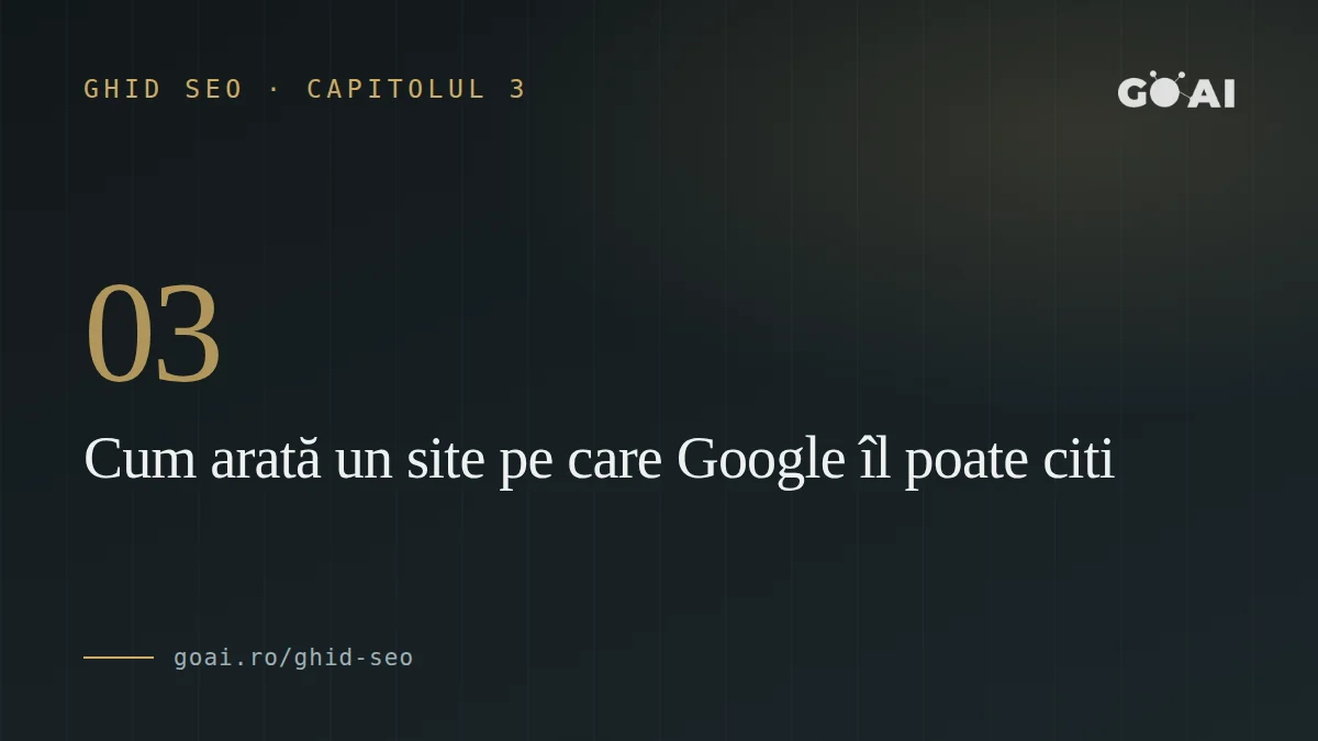 Cum arată un site pe care Google îl poate citi