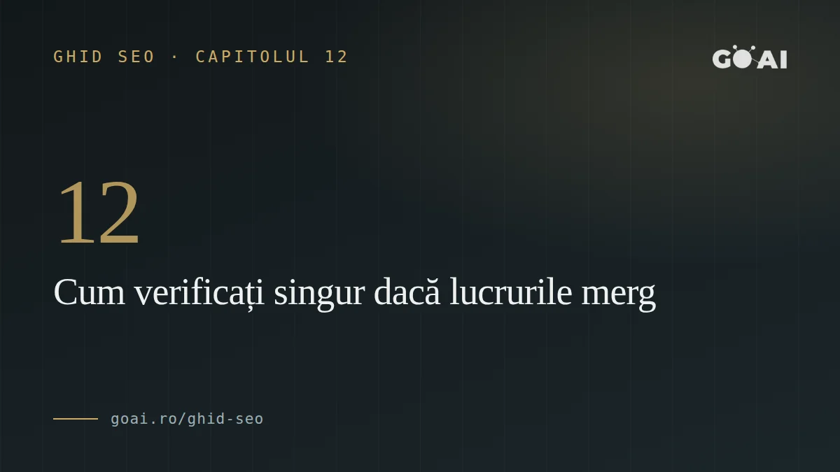 Cum verificați singur dacă lucrurile merg