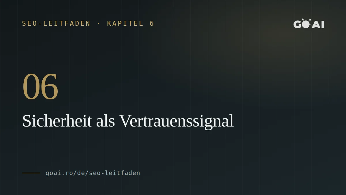 Sicherheit als Vertrauenssignal