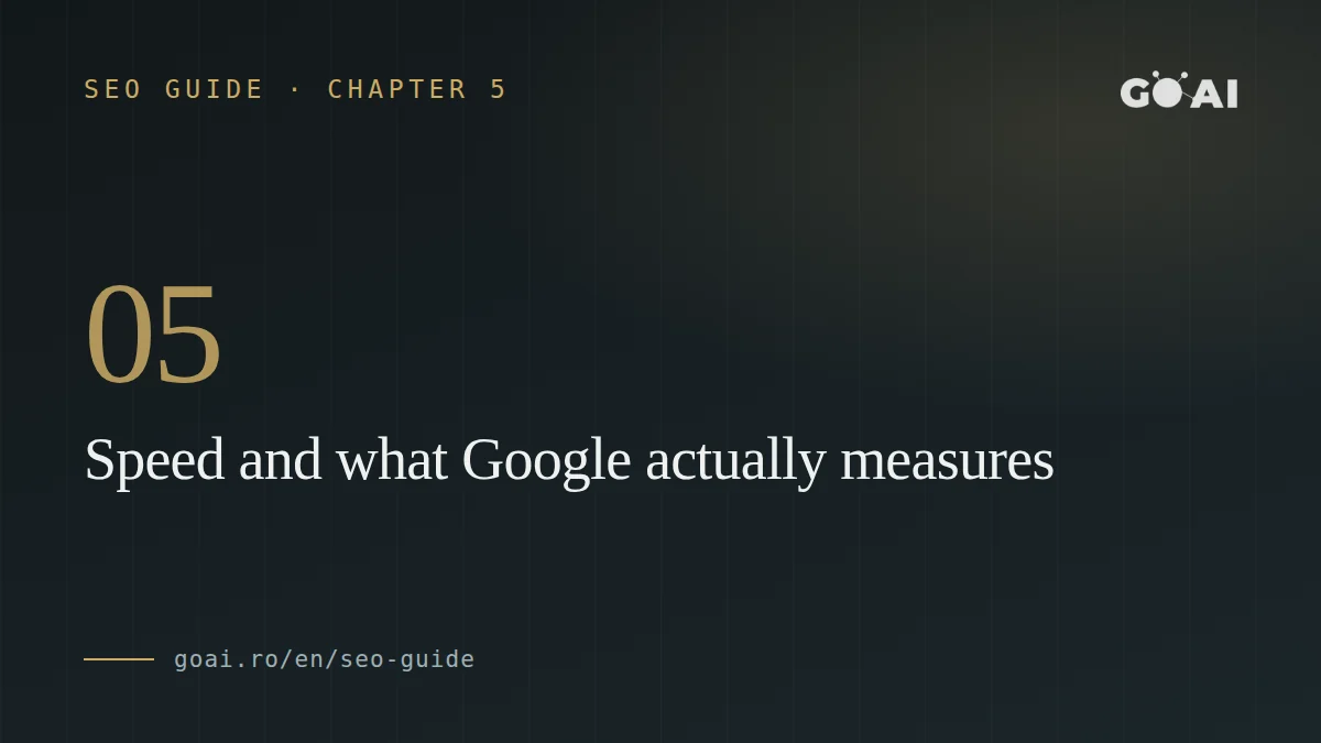 Speed and what Google actually measures