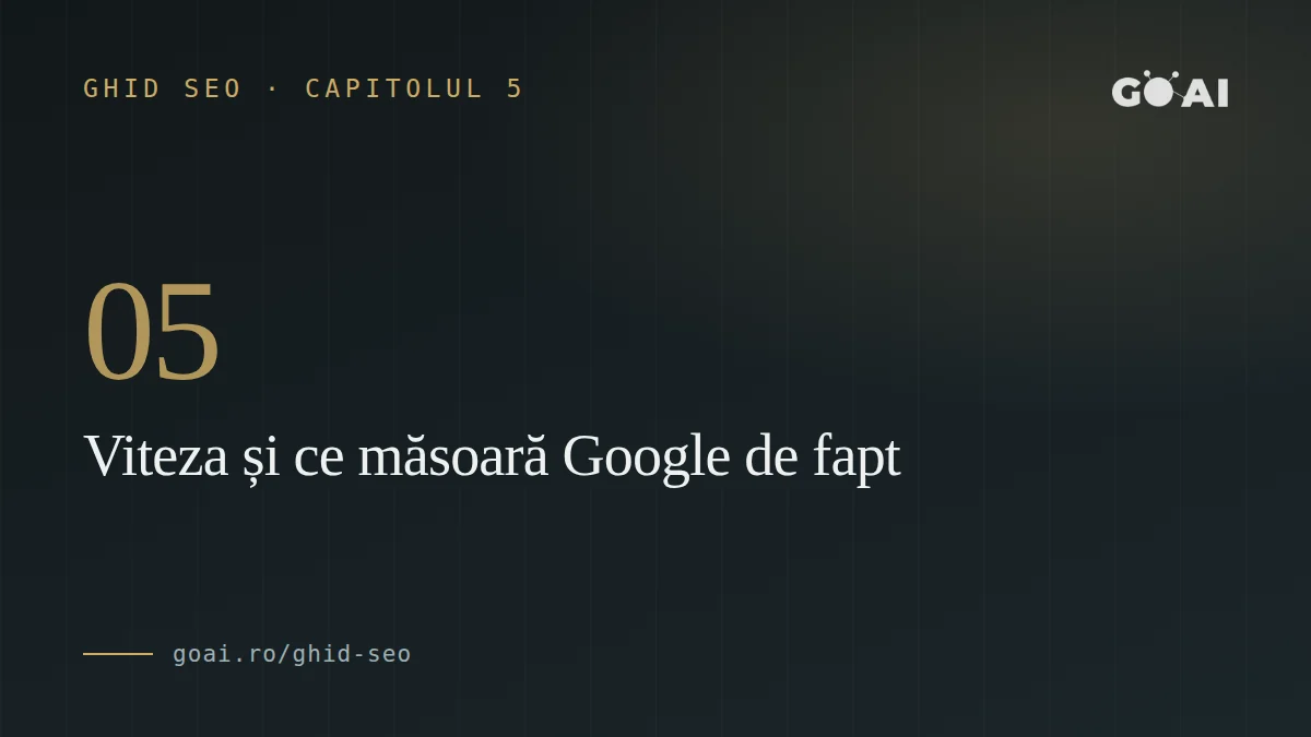 Viteza și ce măsoară Google de fapt
