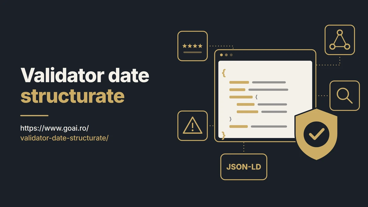 Validator date structurate