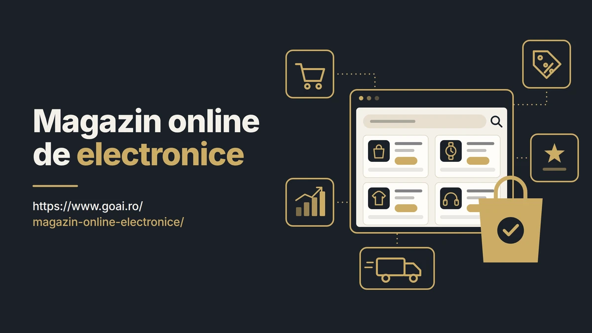 Creare magazin online electronice