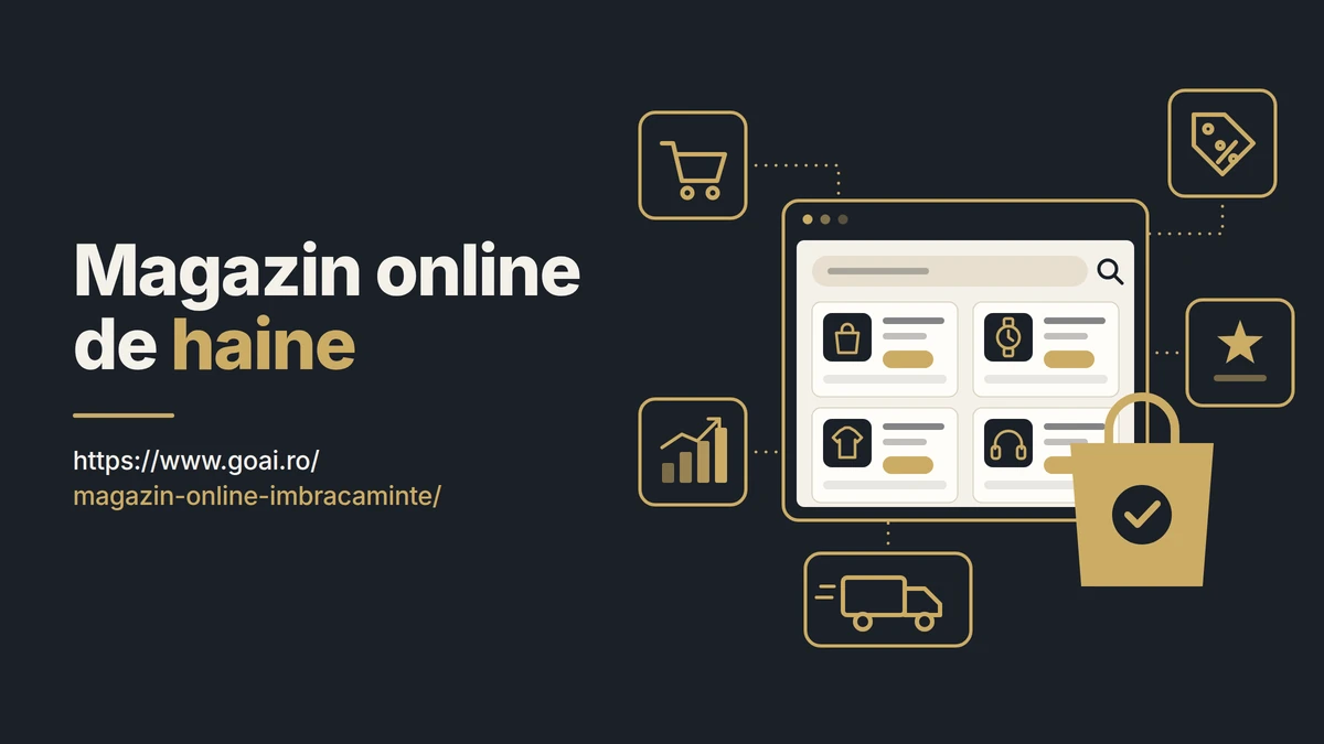 Creare magazin online îmbrăcăminte