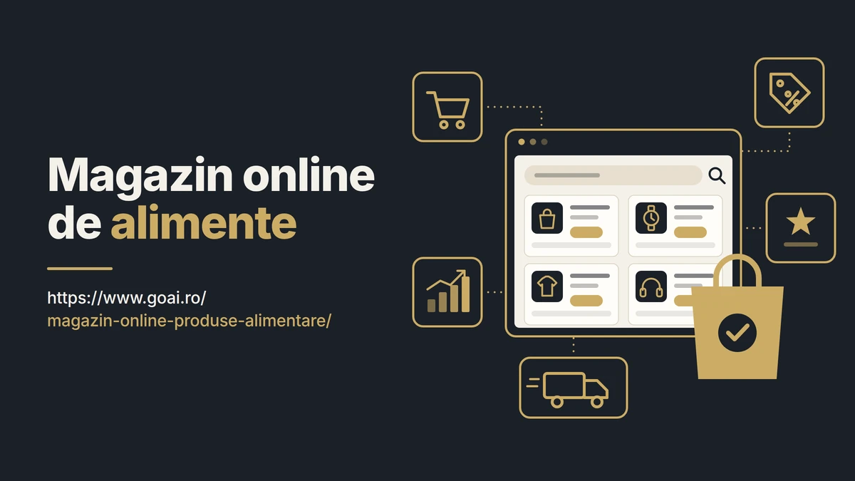 Creare magazin online produse alimentare