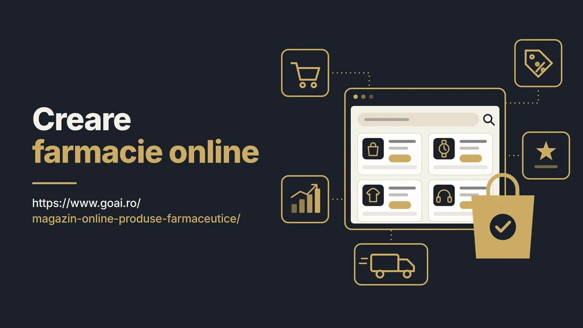 Creare magazin online produse farmaceutice
